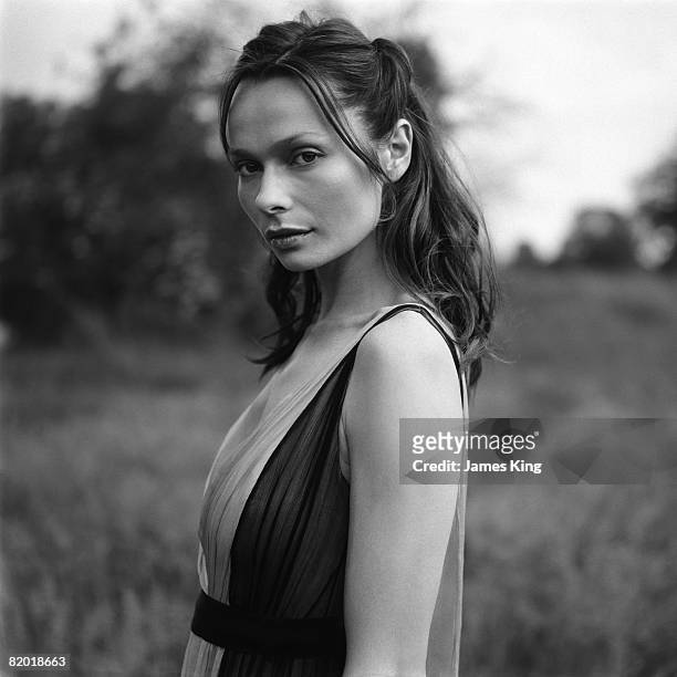 Actress Anna Walton poses for a portrait shoot in London on June 10, 2008.