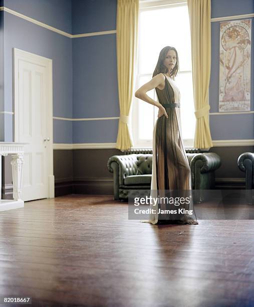 Actress Anna Walton poses for a portrait shoot in London on June 10, 2008.
