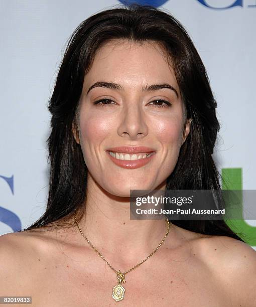 Actress Jaime Murray arrives at the CBS, CW and Showtime Press Tour Stars Party held at Boulevard 3 on July 18th, 2008 in Hollywood, California.