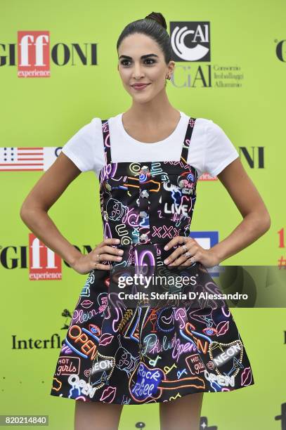 Roco Muoz Morales attends Giffoni Film Festival 2017 Day 8 Photocall on July 21, 2017 in Giffoni Valle Piana, Italy.