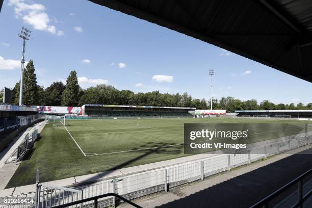 Bouw stadium during the team presentation of Fc Dordrecht on July 21, 2017 at the Riwal Hoogwerkers Stadium in Dordrecht, The Netherlands.