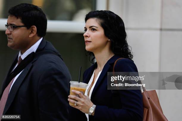 Jacquelyn Kasulis, assistant U.S. Attorney for the eastern district of New York, arrive at federal court during the trial of Martin Shkreli, former...