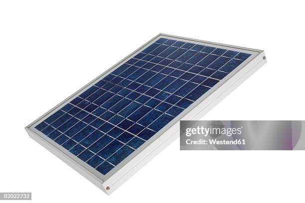 solar panel, close-up - solar panel isolated stock pictures, royalty-free photos & images