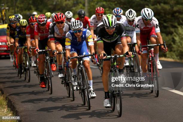 Edvald Boasson Hagen of Norway riding for Team Dimension Data rides in the breakaway during stage 19 of the 2017 Le Tour de France, a 222.5km stage...