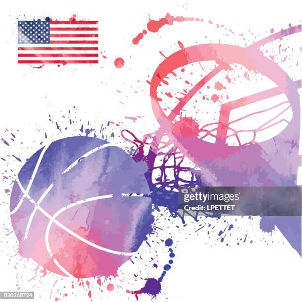 basketball - basketball net texture stock illustrations
