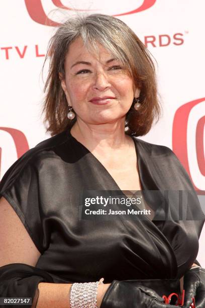 Actress Roseanne Barr arrives at the 6th annual "TV Land Awards" held at Barker Hangar on June 8, 2008 in Santa Monica, California.