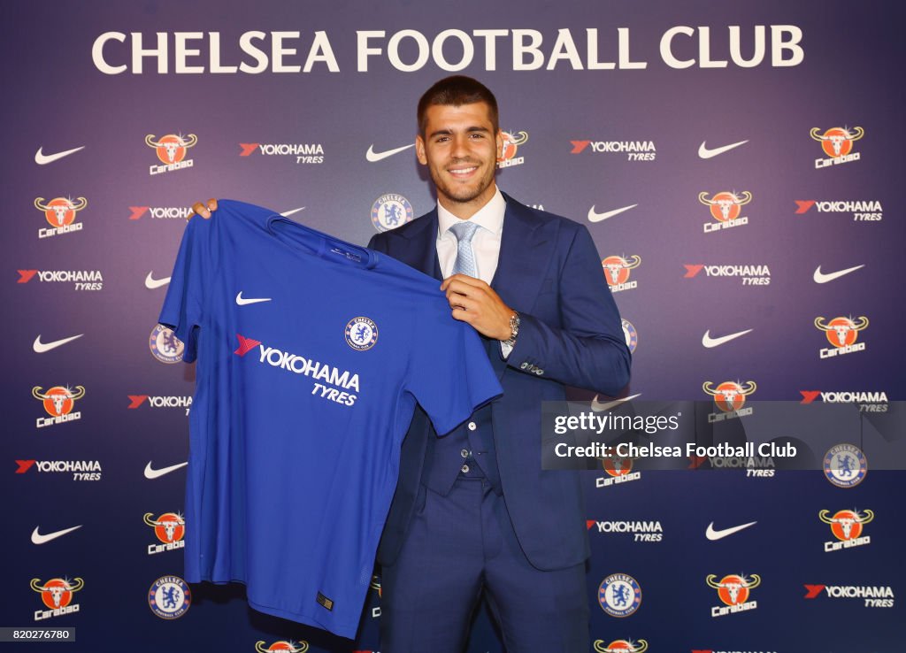 Chelsea Unveil New Signing Alvaro Morata