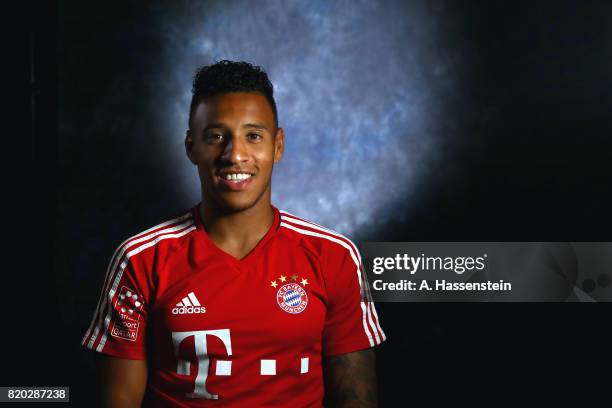 Corentin Tolisso of FC Bayern Muenchen poses for a portrait during the Audi Summer Tour 2017 on July 21, 2017 in Shenzhen, China.