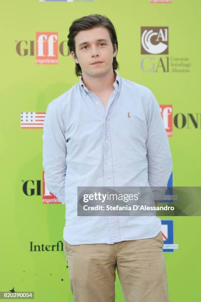 Nick Robinson attends Giffoni Film Festival 2017 photocall on July 21, 2017 in Giffoni Valle Piana, Italy.