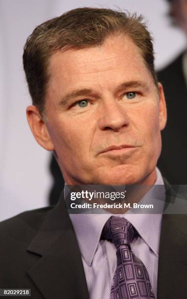 Co-host Dan Patrick of "Sunday Night Football" speaks during the NBC Universal portion of the Television Critics Association Press Tour held at the...