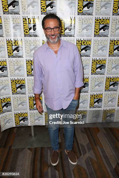 Jason Rothenberg attends "The 100" press line at Comic-Con International 2017 on July 21, 2017 in San Diego, California.