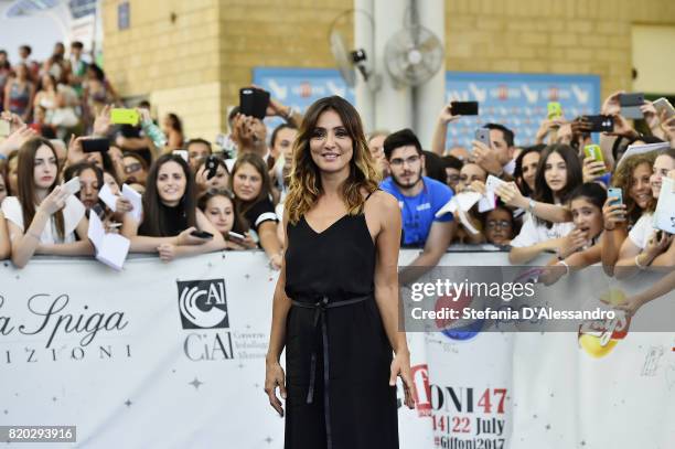 Ambra Angiolini attends Giffoni Film Festival 2017 Day 8 on July 21, 2017 in Giffoni Valle Piana, Italy.