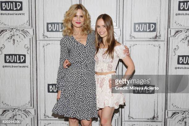 Actresses Kyra Sedgwick and Ryann Shane visit Build to discuss the new Lifetime film "Story of a Girl" at Build Studio on July 21, 2017 in New York...