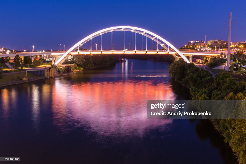 Gateway Boulevard Bridge in Nashville, Tennessee, USA