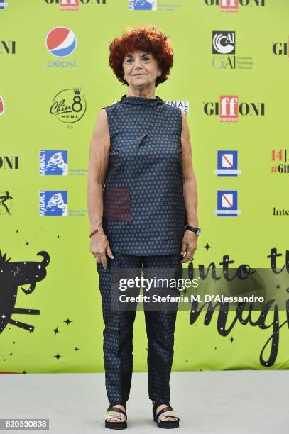 Valeria Fedeli attends Giffoni Film Festival 2017 Day 8 Photocall on July 21, 2017 in Giffoni Valle Piana, Italy.