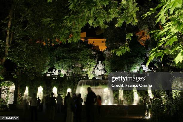 View of Villa D'Este is seen during The Estate Romana , on July 28, 2007 in Tivoli Rome - Italy. The city, at least in the summer, bursts into an...