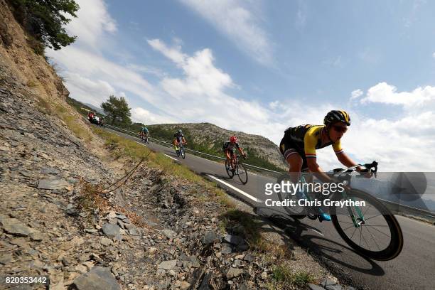 Dylan Groenewegen of Netherlands riding for Team Lotto NL-Jumbo rides during stage 19 of the 2017 Le Tour de France, a 222.5km stage from Embrun to...
