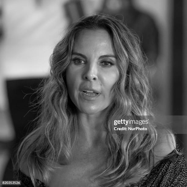 Kate del Castillo attends Platino Awards 2017 press conference on July 21, 2017 in Madrid, Spain.