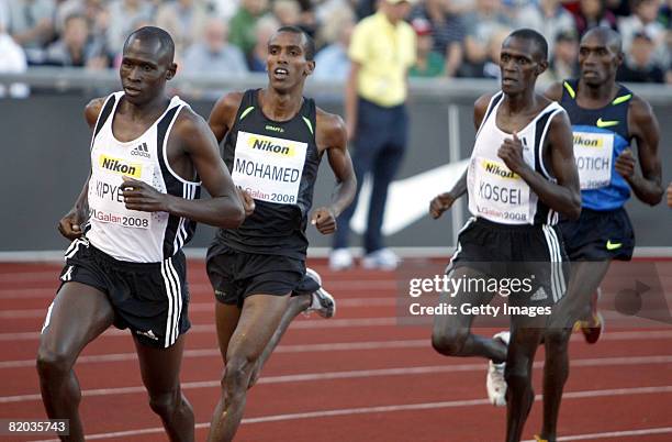 Mike Kipyego of Kenya wins the 3000m hurdles event in The DN Galan IAAF Super Grand Prix at The Olympic Stadium on July 22, 2008 in Stockholm, Sweden.