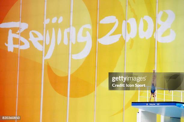 Illustration plongeon - - Entrainement - National Aquatics Center - Water Cube - Jeux olympiques Pekin 2008,