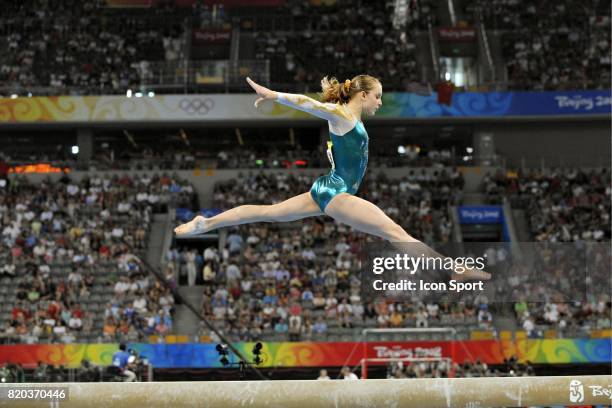 Lauren MITCHELL - - Gymnastique Artistique - Concours par equipes - Femmes - Jeux Olympiques 2008,