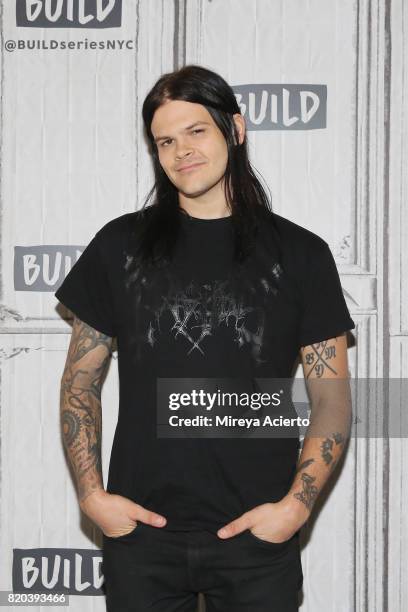 Travis Bacon visits Build to discuss the new Lifetime film "Story of a Girl" at Build Studio on July 21, 2017 in New York City.