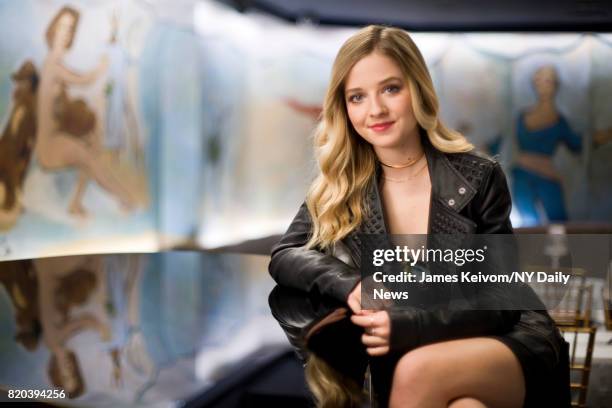 Singer Jackie Evancho photographed for NY Daily News on April 4, 2017 in New York City.