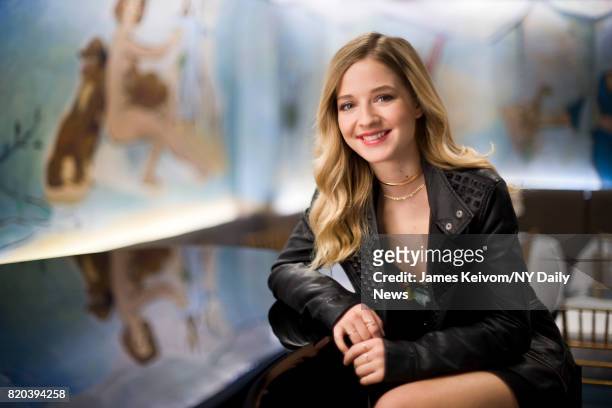 Singer Jackie Evancho photographed for NY Daily News on April 4, 2017 in New York City.