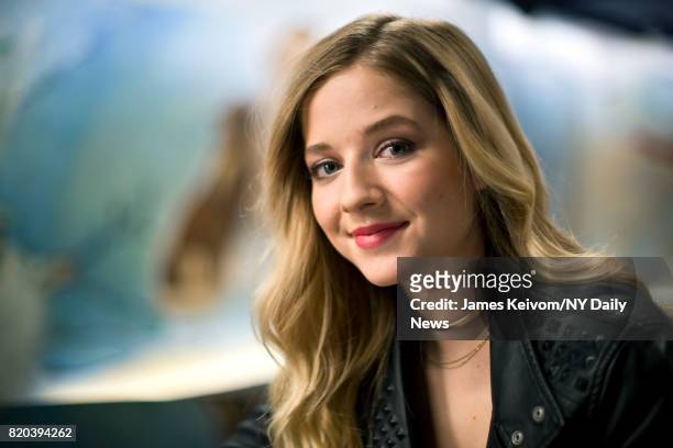 Singer Jackie Evancho photographed for NY Daily News on April 4, 2017 in New York City.