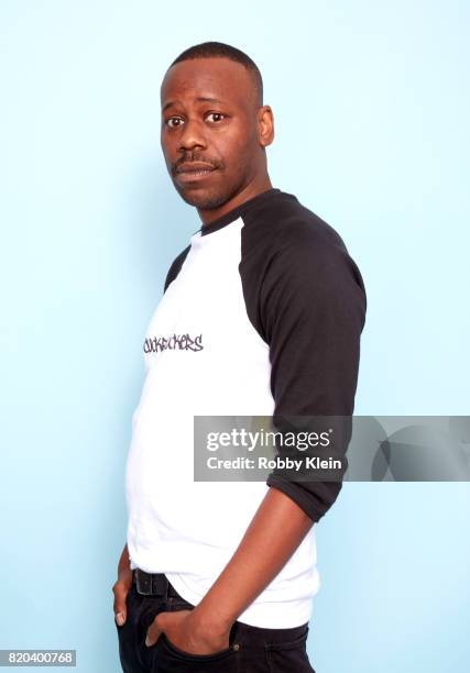 Actor Malcolm Barrett of NBC's 'Timeless' poses for a portrait during Comic-Con 2017 at Hard Rock Hotel San Diego on July 20, 2017 in San Diego,...