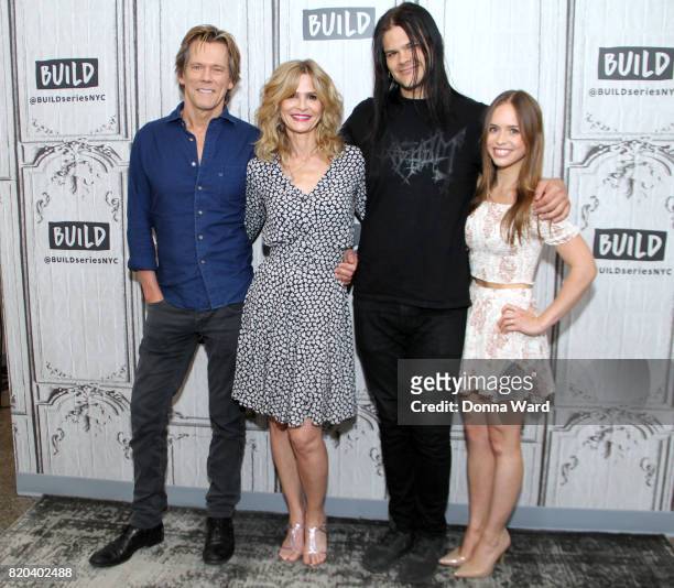 Kevin Bacon, Kyra Bacon, Travis Bacon and Ryann Shane appears to promote "Story of a Girl" during the BUILD Series at Build Studio on July 21, 2017...