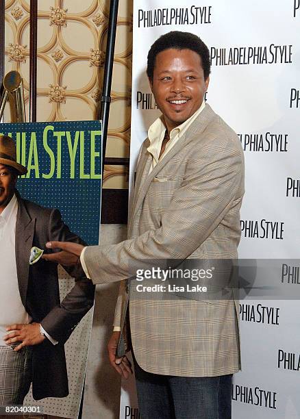 Actor Terrence Howard attends Philadelphia Style Magazine Summer Issue Launch Party on July 22, 2008 in Philadelphia, Pennsylvania.