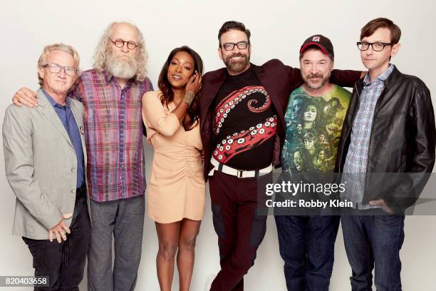 Executive producer Karl Schaefer, actors Russell Hodgkinson, Kellita Smith, Keith Allan, executive producer David Michael Latt and actor DJ Qualls of...