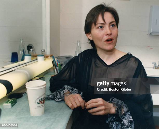 Actress Cherry Jones in Cambridge, Mass., May 10, 1989.