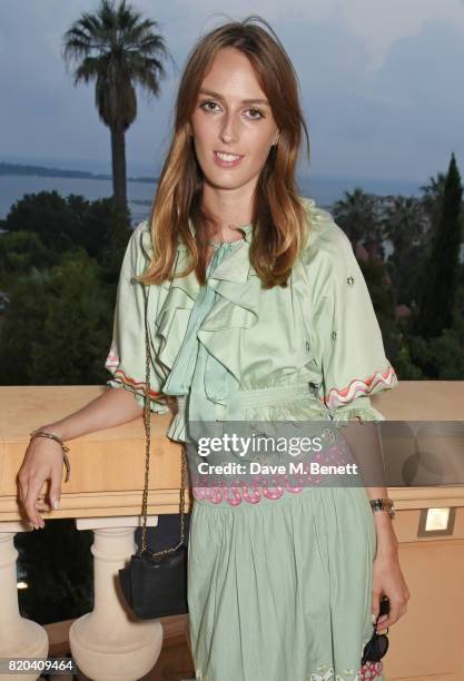 Lady Alice Manners attends the Lelloue launch party at Villa St. George on July 21, 2017 in Cannes, France.