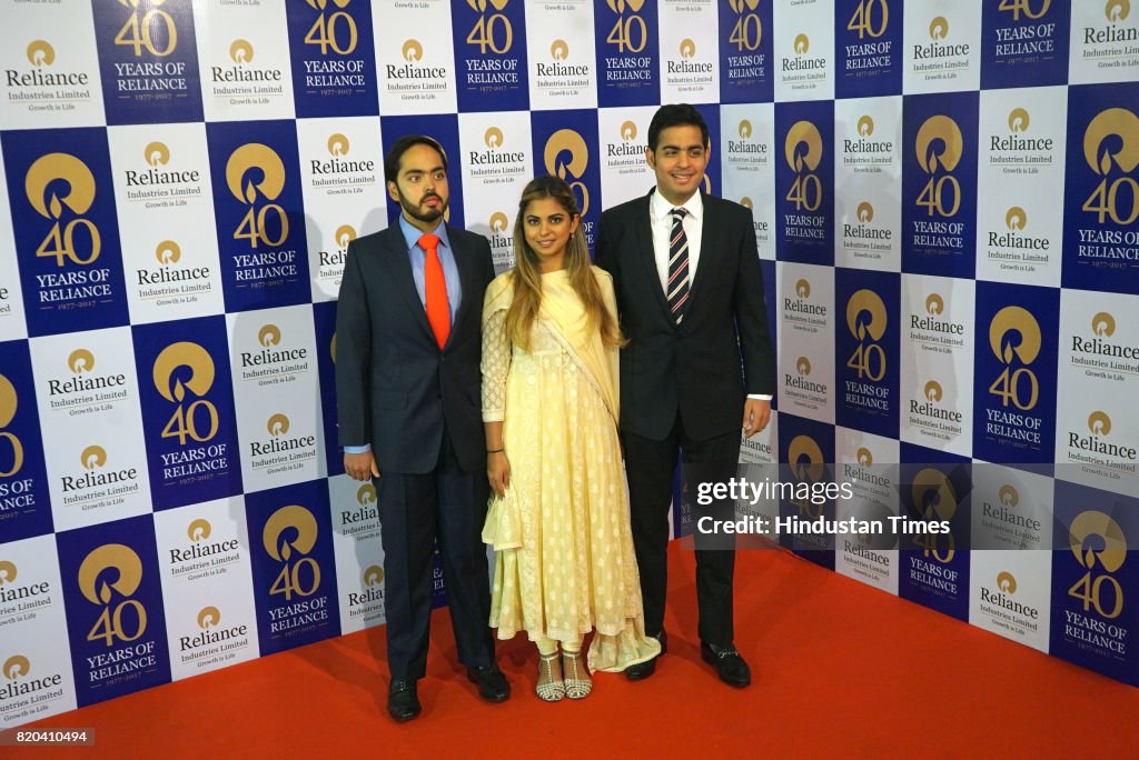 40th AGM Of Reliance Industries