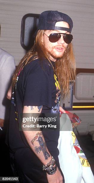 Axl Rose of Guns N' Roses at the MTV Music Awards - 1988 file photo