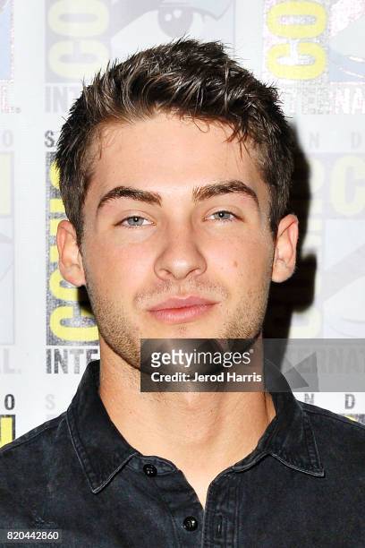 Actor Cody Christian attends 'Teenwolf' press line at Comic Con on July 21, 2017 in San Diego, California.