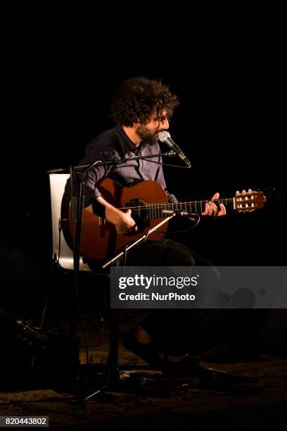 Galzignano Terme , 20 Luglio 2017, Anfiteatro del Venda. Jos Gonzlez, carismatico musicista svedese Indie Rock, si esibisce nella suggestiva cornice...