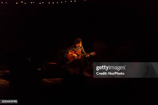 Galzignano Terme , 20 Luglio 2017, Anfiteatro del Venda. José González, carismatico musicista svedese Indie Rock, si esibisce nella suggestiva...