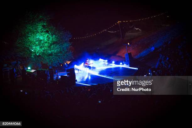 Galzignano Terme , 20 Luglio 2017, Anfiteatro del Venda. José González, carismatico musicista svedese Indie Rock, si esibisce nella suggestiva...