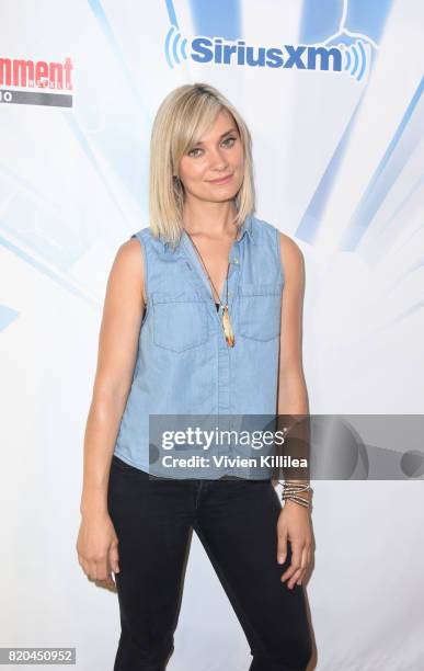 Spencer Grammer attends SiriusXM's Entertainment Weekly Radio Channel Broadcasts From Comic Con 2017 at Hard Rock Hotel San Diego on July 21, 2017 in...