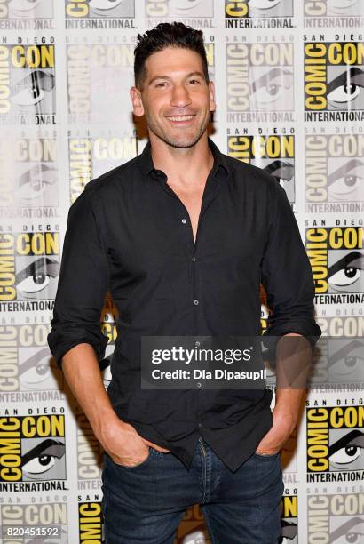 Actor Jon Bernthal at Marvel's "The Defenders" Press Line during Comic-Con International 2017 at Hilton Bayfront on July 21, 2017 in San Diego,...