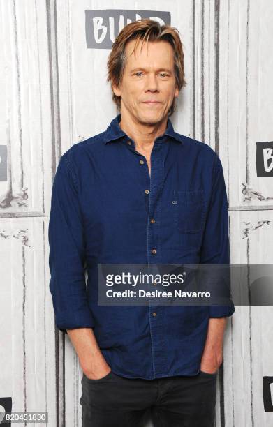 Actor Kevin Bacon attends Build previewing the new Lifetime film 'Story of a Girl' at Build Studio on July 21, 2017 in New York City.