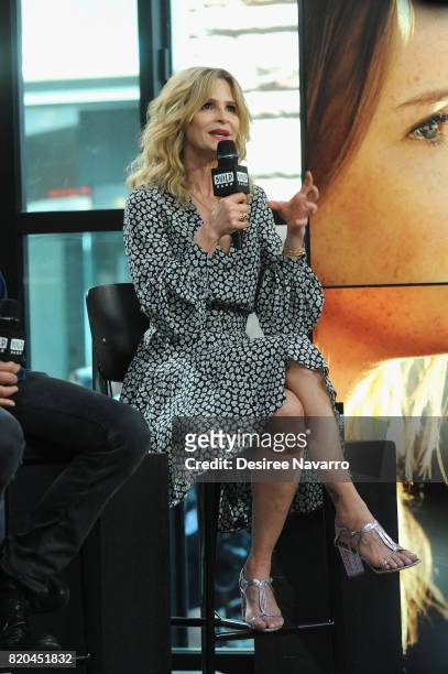 Actress Kyra Sedgwick attends Build previewing the new Lifetime film 'Story of a Girl' at Build Studio on July 21, 2017 in New York City.