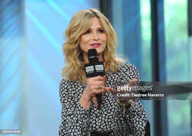 Actress Kyra Sedgwick attends Build previewing the new Lifetime film 'Story of a Girl' at Build Studio on July 21, 2017 in New York City.
