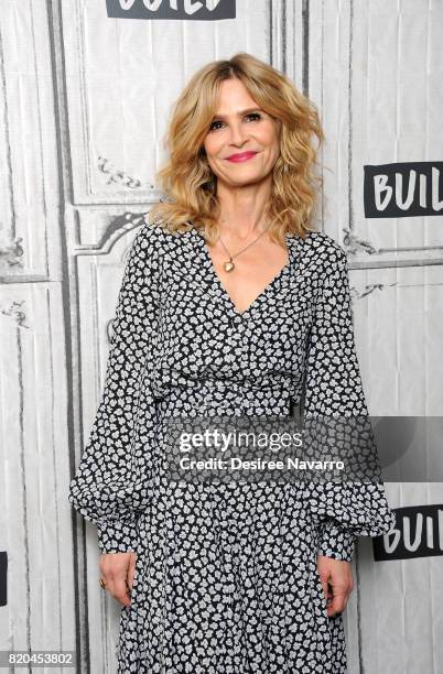 Actress Kyra Sedgwick attends Build previewing the new Lifetime film 'Story of a Girl' at Build Studio on July 21, 2017 in New York City.