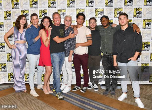 Actors Shelley Hennig, Charlie Carver, Melissa Ponzio, Linden Ashby, Colton Haynes, Tyler Posey, Dylan Sprayberry, Khylin Rhambo and Cody Christian...