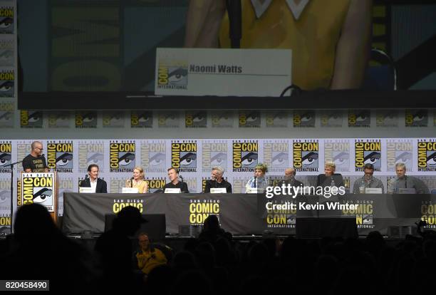 Moderator Damon Lindelof, actors Kyle MacLachlan, Naomi Watts, Tim Roth, Kyle MacLachlan, Dana Ashbrook, Kimmy Robertson, James Marshall, Everett...