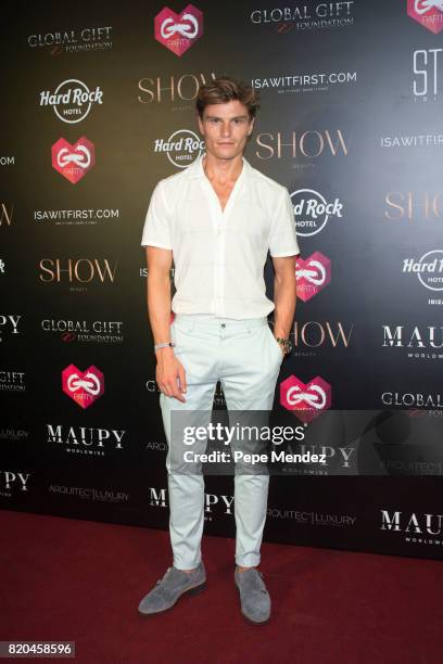 Oliver Cheshire attends the Global Gift Gala party at STK Ibiza on July 21, 2017 in Ibiza, Spain.
